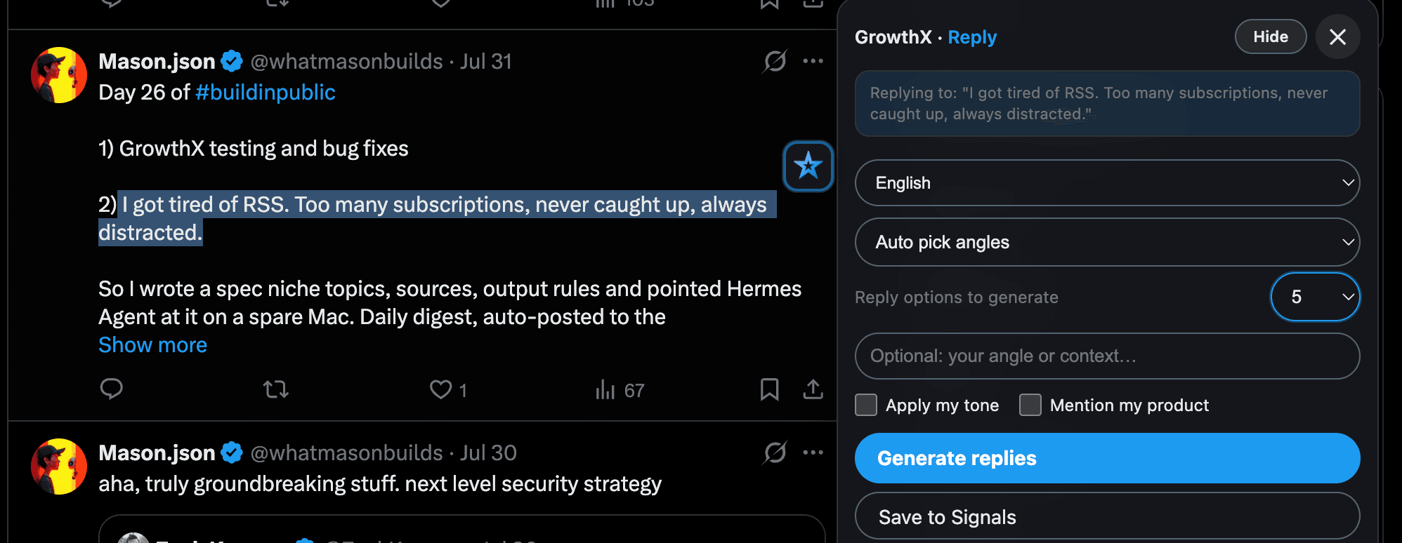 Reply only to what you highlight